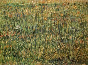 Pasture In Bloom — Vincent Willem Van Gogh, Post-impressionism