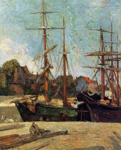 Schooner And Three-master — ギュスターヴ・アウゲニュ・ポール・ゴギャン, Post-impressionism