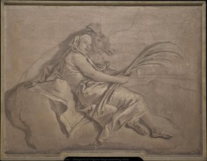 Allegorical Figure Representing Asia — Giovanni Domenico Tiepolo, Rococo