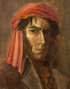Self Portrait In A Red Turban
