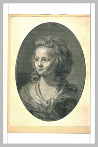 Portrait Of A Young Girl, Curly Hair — Louise Élisabeth Vigée Le Brun