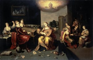 Parable Of The Wise And Foolish Virgins — Hieronymus Francken