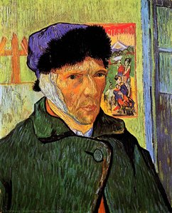 Self Portrait With Bandaged Ear — Vincent Willem Van Gogh, Post-impressionism