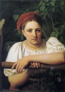 A Peasant Girl From Tver — Alexei Venetsianov, Academic Realism