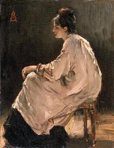 Seated Girl — Alfred Stevens