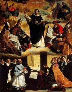 Apoteosis De Santo Tomás De Aquino — Francisco De Zurbarán, Baroque