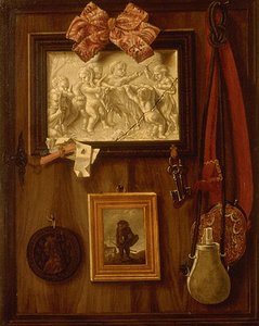 TROMPE L'OEIL A LA MEDAILLE D'ANNE DE BRETAGNE