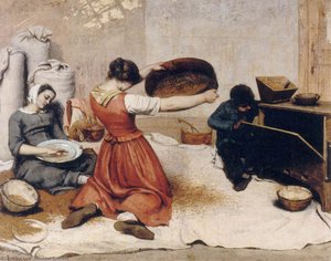 The Grain Sifters — Gustave Courbet, Realism