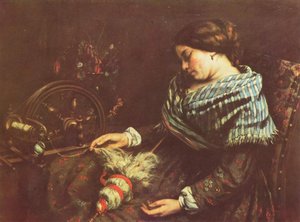 The Sleeping Embroiderer — Gustave Courbet