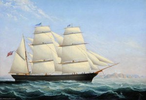 The 'alexandra' Passing The Casquets — Philip John Ouless