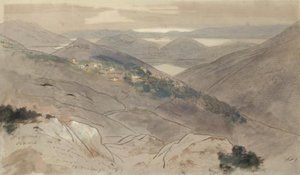 View Of Katochori, On The Island Of Santa Maura — Edward Lear