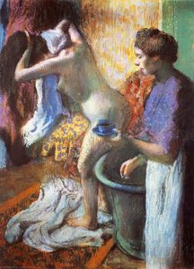 The Cup Of Tea (breakfast After Bathing) — Edgar Degas, Impressionism