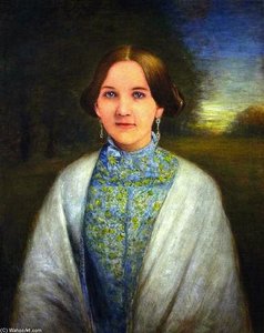 Lady In A Shawl — George Van Millett
