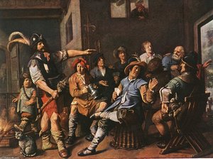 The Denying Of Peter — Jan Miense Molenaer, Baroque