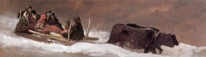The Sleigh Ride — Jonathan Eastman Johnson