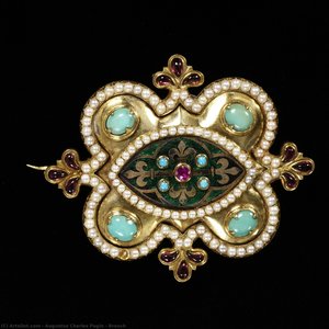 Brooch — Augustus Charles Pugin, Gothic Revival
