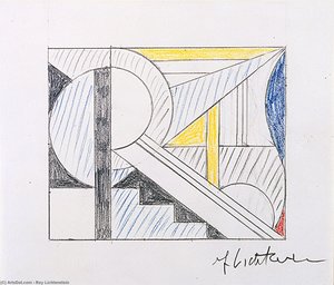 Moderne Malerei Mit Schritten — Roy Lichtenstein