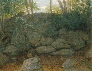 Woodland Rocks — Julian Alden Weir