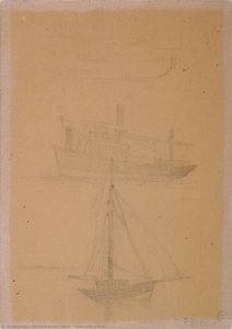 Three Sailing Boats — Abanindranath Tagore, Bengal School Of Art