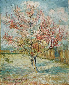 Pink Peach Trees ( — Vincent Willem Van Gogh, Post-impressionism