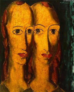 Sisters — Alfred Henry Maurer, Expressionism