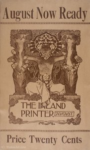 'the Inland Printer. August (the Sun)', (43 X 26 Cm) (1897) — Joseph Christian Leyendecker