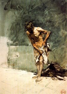 Half-naked Man — Mariano Fortuny