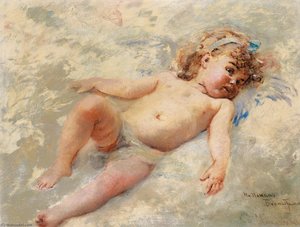 Cherub — Konstantin Yegorovich Makovsky