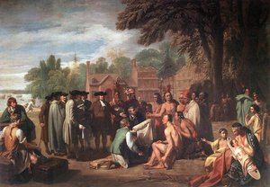 The Treaty Of Penn With The Indians — Benjamin West