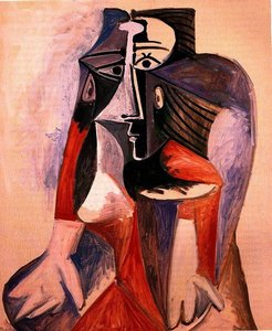 Seated Woman (jacqueline) — Pablo Picasso, Surrealism