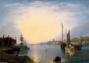 Gorleston Harbour, Norfolk — Alfred Stannard