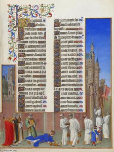 The Procession Of Saint Gregory — Limbourg Brothers