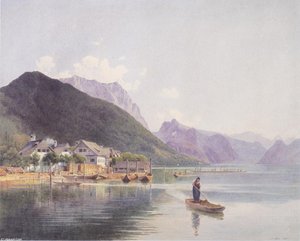 Lake Traun — Rudolf Von Alt