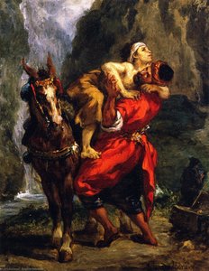 The Good Samaritan — Eugène Delacroix, Romanticism