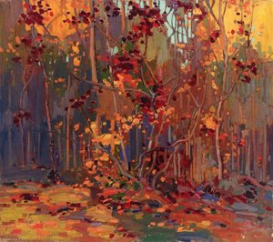 Maple Saplings, October — Tom Thomson