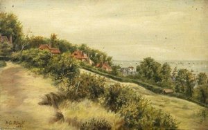 Billet Lane, Leigh, From Belton Hills — Hubert George Allnutt, Impressionism