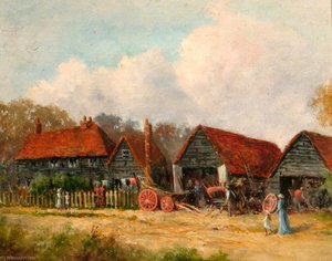 Cottages And Baker's Wheelwrights, Farleigh Road — Charles Langton Lockton