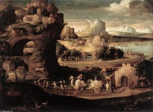 Landscape with Magicians
