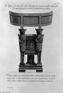 View From The Rear Of This Curule Chair — Giovanni Battista Piranesi