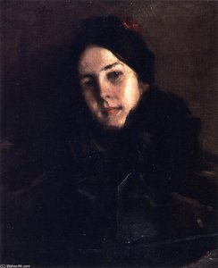 Portrait Of Mrs. C (also Known As Mrs William M. Chase) — William Merritt Chase