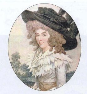 Portrait Of Henrietta, Viscountess Duncannon — John Downman