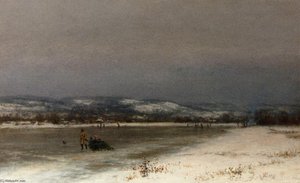 Gathering Christmas Fiinery At Roundout, New Jersey — Jervis Mcentee