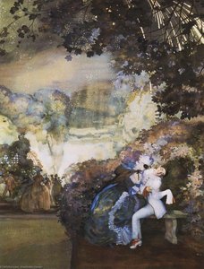 Lady And Pierrot — Konstantin Andreevic Somov