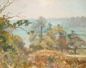 Otoño, Cerca De Stoke By Nayland — Sir Alfred James Munnings, Impresionismo