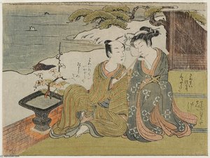 Lovers Tete-a-tete — Suzuki Harunobu