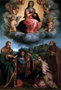Assumption Of The Virgin (poppi Altarpiece) — Andrea Del Sarto