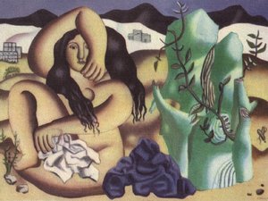 The Bather — Fernand Léger, Cubism