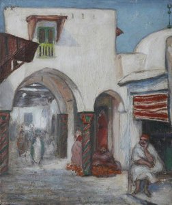 Street Scene, Tunisia — Georges Van Houten