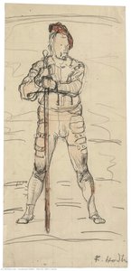 Warrior With A Sword — Ferdinand Hodler