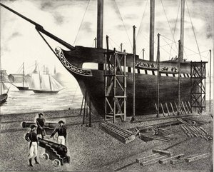 Shipbuilding — Louis Lozowick